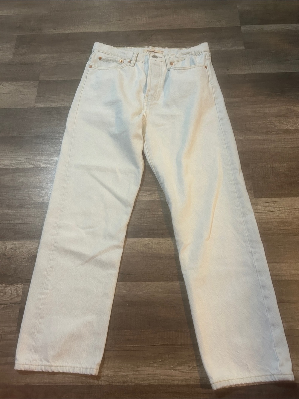 Levi's Women’s Jeans Wedgie Straight in Extra Light Blue Denim 100% Cotton 28